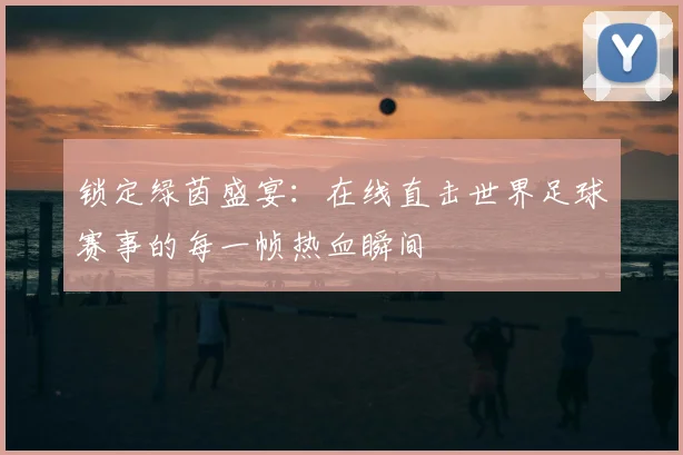 锁定绿茵盛宴:在线直击世界足球赛事的每一帧热血瞬间