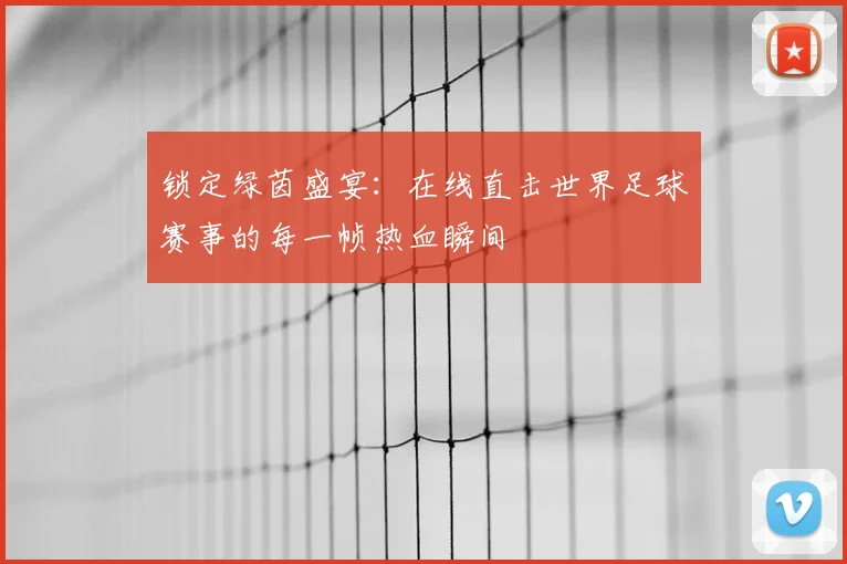 锁定绿茵盛宴:在线直击世界足球赛事的每一帧热血瞬间